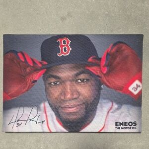 DAVID ORTIZ No. 34 BOSTON RED SOX Stadium Give-Away ENEOS MOTOR OIL Canvas Print